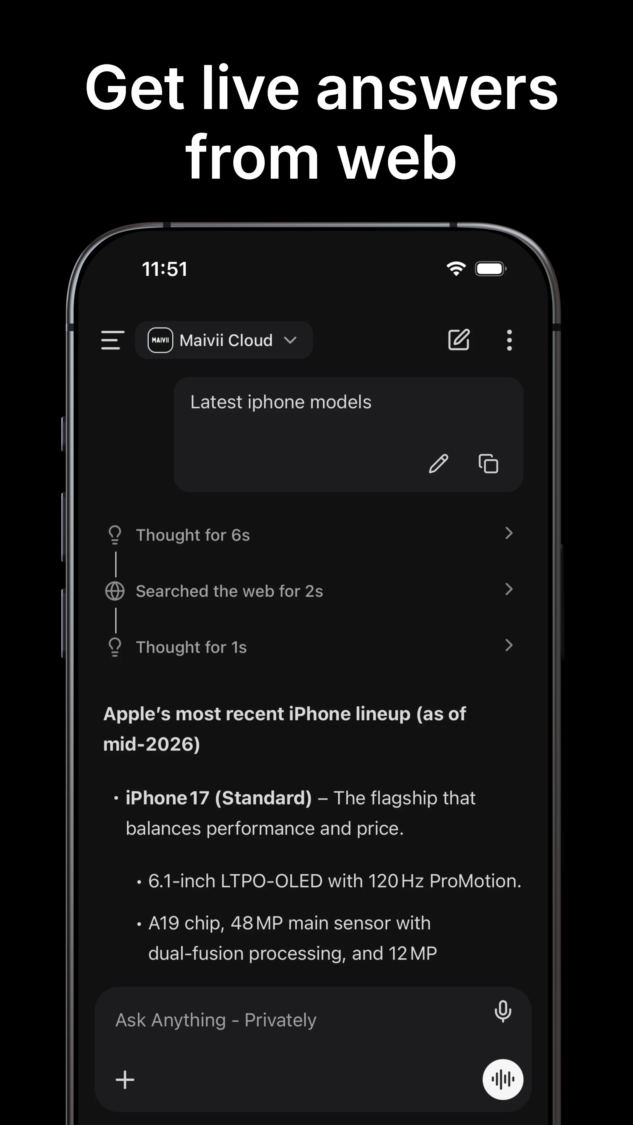 Offline AI Chat: Maivii AI screenshot